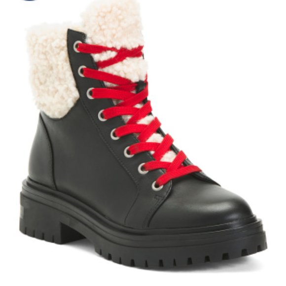 Kenneth Cole Leather Waterproof Booties - Picture 1 of 8